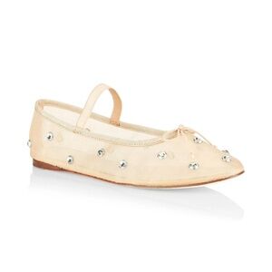Loeffler Randall -- Leonie Crystal Mesh Ballet Flats